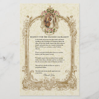 Casamento católico - Desenho modesto da Igreja par