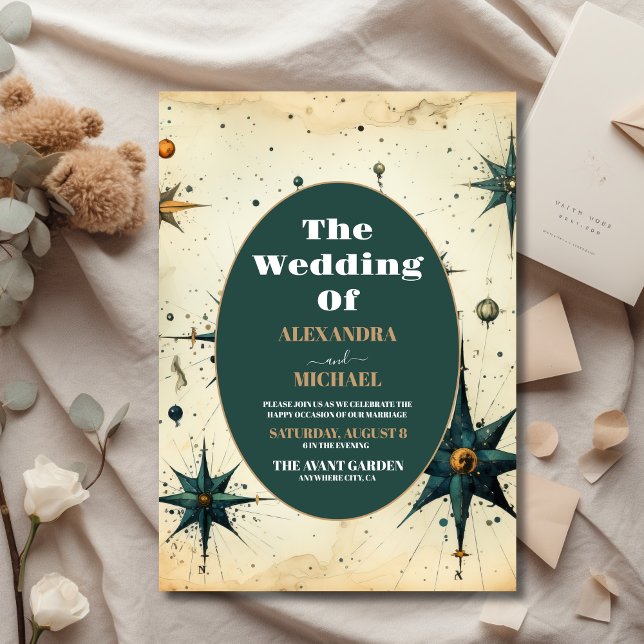 Casamento Celestial de Aquarela de Orçamento (Criador carregado)