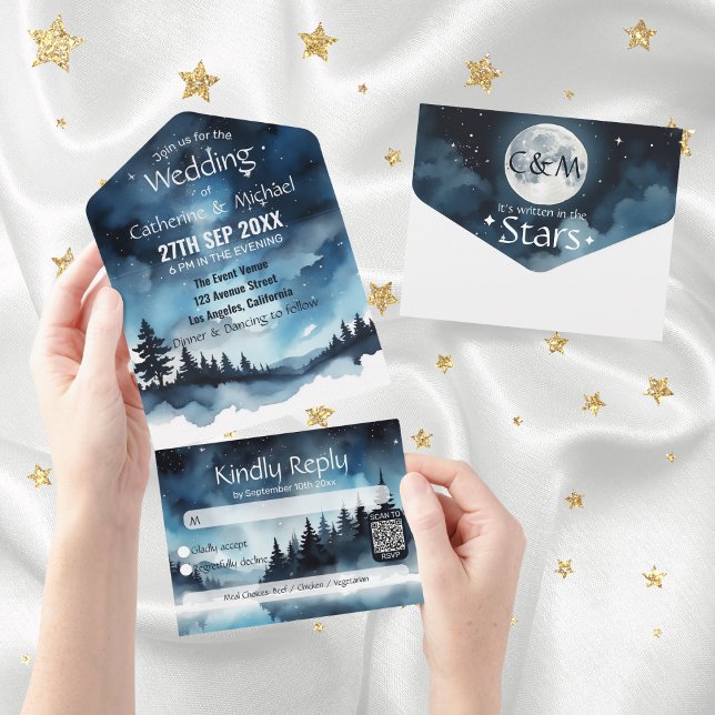 Casamento Celestial de Céu Azul Estrelado (Criador carregado)