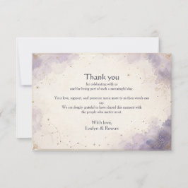 Casamento Celestial Nota de Agradecimento de Casam
