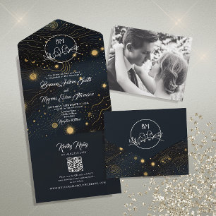 Casamento Celestial Preto e Branco