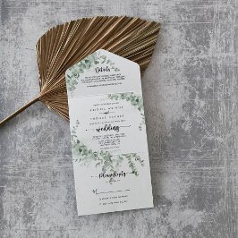 Casamento Clássico de Folhagem Eucalyptus Verde