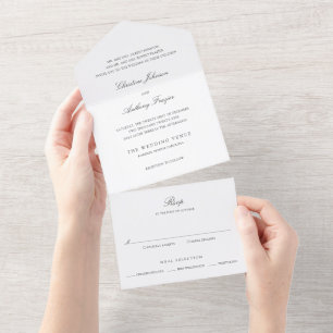 Casamento Clássico Preto e Branco de Dinheiro Anti
