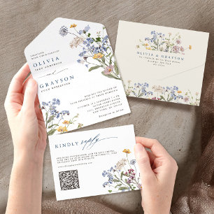 Casamento Colorido de Primavera Wildflower Meadow