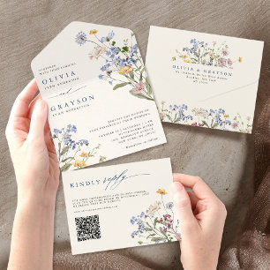 Casamento Colorido de Primavera Wildflower Meadow