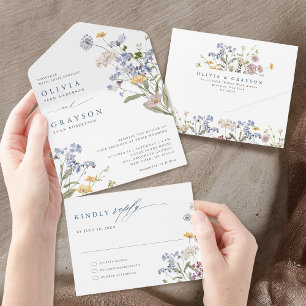 Casamento Colorido de Primavera Wildflower Meadow