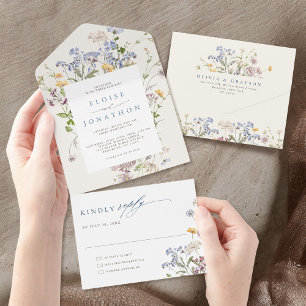 Casamento Colorido de Primavera Wildflower Meadow