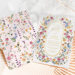 Casamento Colorido de Primavera Wildflower Meadow 