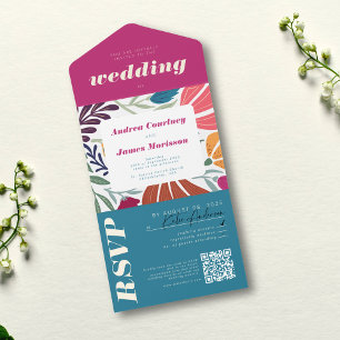 Casamento Colortivo Moderno Boho Chic