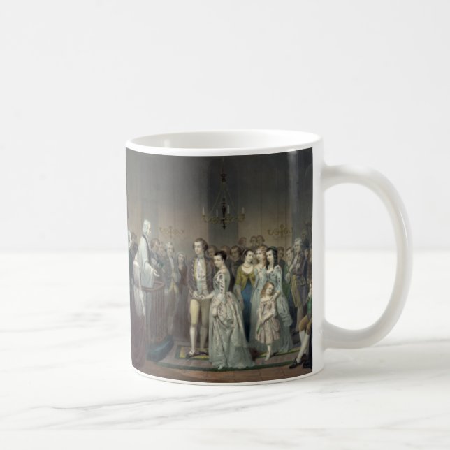 Casamento com a caneca de George Washington (Direita)