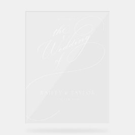 Casamento com a letra da mão