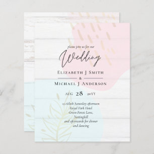 Casamento com Abstrato moderno japonês escandinavo