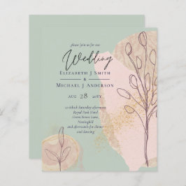 Casamento com Abstrato moderno japonês escandinavo