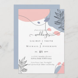 Casamento com Abstrato moderno japonês escandinavo