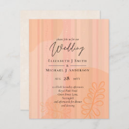 Casamento com Abstrato moderno japonês escandinavo