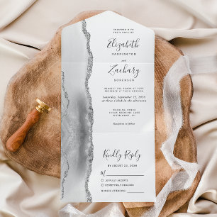 Casamento com Agata Branca de Cinza Moderna