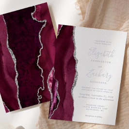 Casamento com Agata Vermelha de Silver Moderna Bur