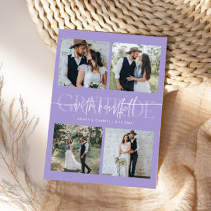Casamento com Agradecimento Sincero Multi Foto Lil