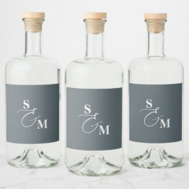 Casamento com Ampersand Moderno Monograma Clássico