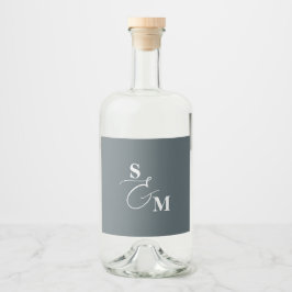 Casamento com Ampersand Moderno Monograma Clássico