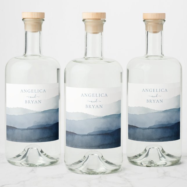 Casamento com Aquarela Náutica (Garrafas)