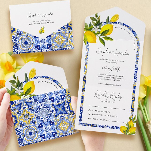 Casamento com Arch do Bô Mediterrâneo Lemon (Criador carregado)