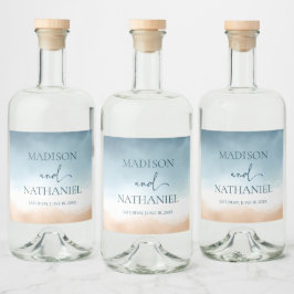 Casamento com areia de praia do Oceano Azul Elegan