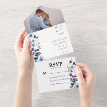 Casamento com Bllom Azul Roxo Dusty