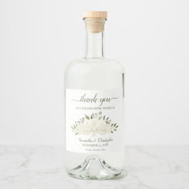 Casamento com Buquê de Ivory White - Obrigado