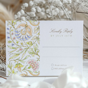 Casamento com Cartões RSVP de Jardim