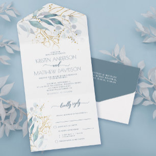 Casamento com Cor de Água Botânica Dusty Blue
