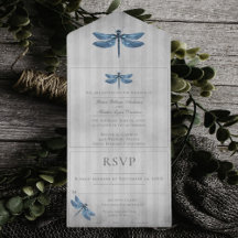 Casamento com Dragonfly Azul