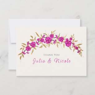 Casamento com Flores de Vinha de Trompete Selvagem