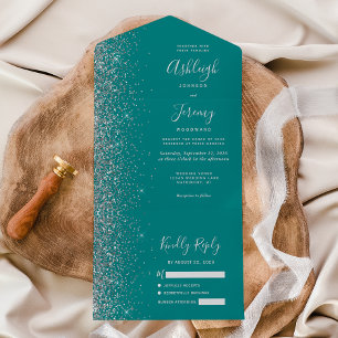 Casamento com Lente Azul de Tela Moderna