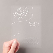 Casamento com letra à mão