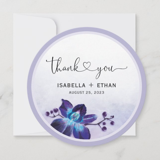 Casamento com Orquídea Azul (Frente)