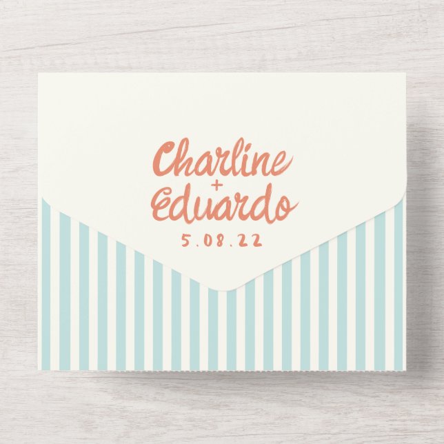 Casamento com Pastel Retro (Verso)