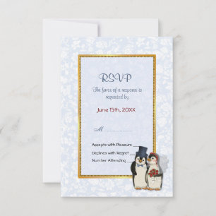 Casamento com pinguins - RSVP