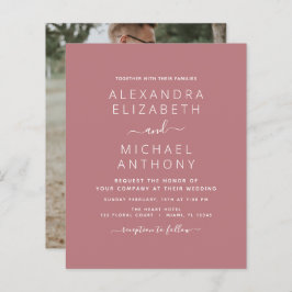 Casamento com Rosa de Duagem de Orçamento com Conv