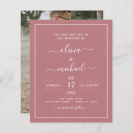 Casamento com Rosa de Duagem de Orçamento com Conv