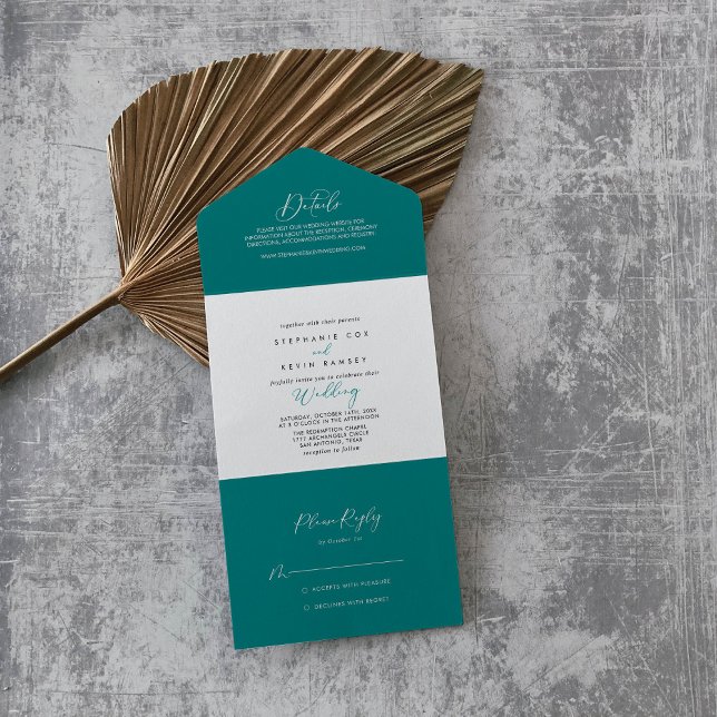 Casamento com Teal de Na moda de Idyllic (Criador carregado)