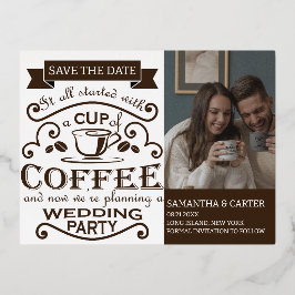 Casamento com tema Café Retro Salve o design de Da