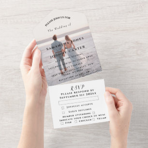 Casamento com Tipografia Fotográfica Moderna