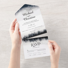 Casamento com vegetação nebulosa mínima