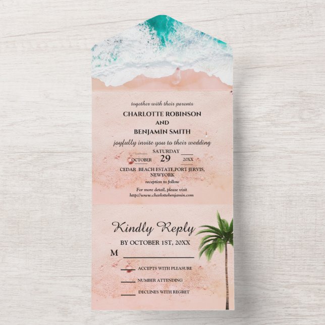 Casamento Considerado Da Praia Costeira Tropical (Interno)