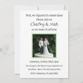 Casamento Convite Noiva Groom Cake Topper Quirky