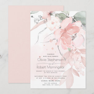 Casamento  Convite para Rosa de Florestas de Pão 