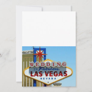 CASAMENTO Convites em Fabuloso Las Vegas
