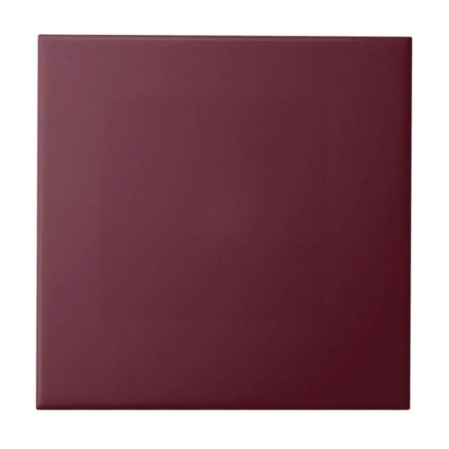Casamento Cor Sólida Burgundy Elegante (Frente)