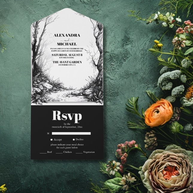 Casamento da Floresta Branca Negra (Criador carregado)